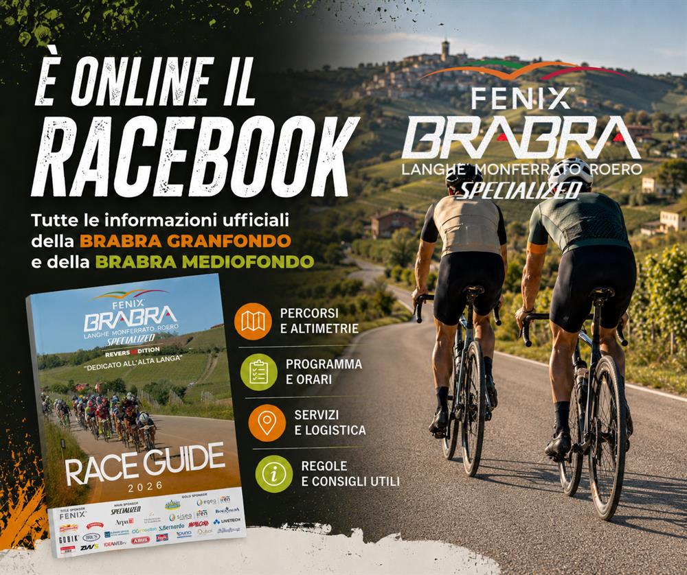 È online il Racebook ufficiale della BraBra 2026
